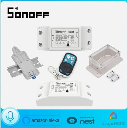 Sonoff Intelligent WiFi Wireless Smart DIY ON/OFF Timer Switch 433Mhz RF For MQTT COAP Android IOS Ewelink APP Home Automation
