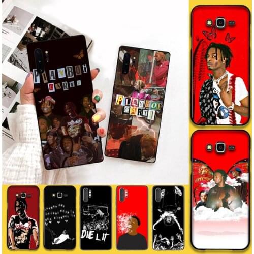 YJZFDYRM Rapper Playboi Carti Soft Rubber Phone Cover For Samsung Note 7 8 9 10 Lite Plus Galaxy J7 J8 J6 Plus 2018 Prime