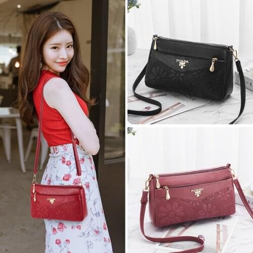 Chuwanglin Womens Handbag High Quality PU Leather Small Messenger Bag Solid Color Shoulder Crossbody Bags Clutch 5111631