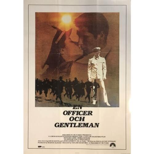 6style Choose An Officer and a Gentleman Movie Art Film Print Silk Poster for Your Home Wall Decor 24x36inch