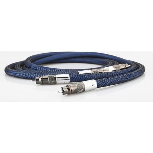 Audiocrast Silver Plated RCA Interconnect Cable Stereo Hi-Fi Audio Analogue Lead HIGH END PHONO RCA CABLE RCA TO RCA AUDIO Cable