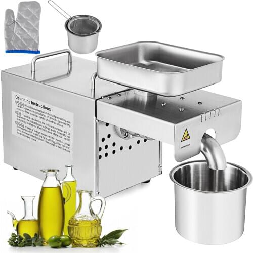 Automatic Oil Press Machine 300W Oil Extractor Nut Olive Oil Expeller Oil Press