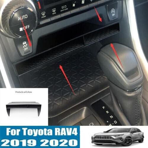 DNHFC Automobile central control storage box Water cup tank storage box for Toyota RAV4 RAV 4 XA50 LHD 2019 2020