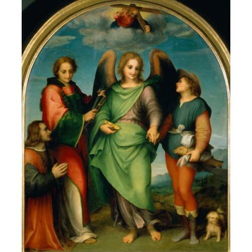 Free shipping wall art decoration picture classical angel wings cross of Christ oil painting canvas prints printed on canvas