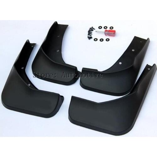 Set Mudflaps Fit for Ford Kuga 2 Escape 2013-2017 Splash Guards Mud Flaps Front Rear Mudguards Fender Accessories 2014 2015 2016