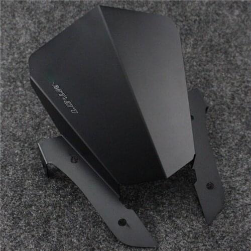 For Yamhah MT-07 Mt07 Motorcycle Modified Aluminum Alloy Front Windshield Windshield Head Cover Motorcycle Fairing Accessories