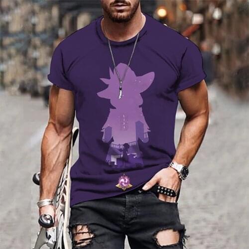 Genshin Impact 3D Print Anime T-Shirt Man And Women Tops Short Sleeve Punk Style Male Clothes Casual