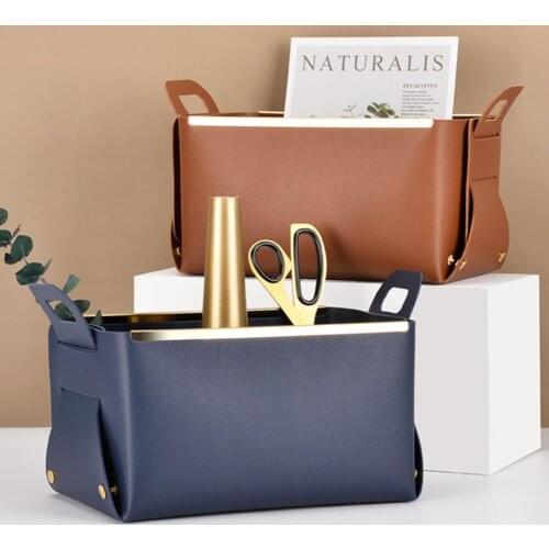 60%HOTClothes, laundry basket, storage basket, environmentally friendly, space-saving artificial leather, foldable storage box