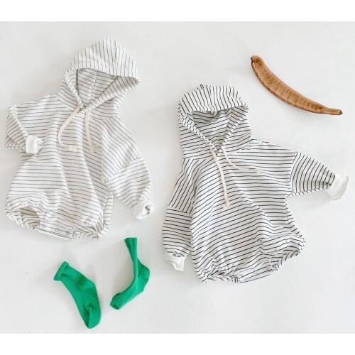 Striped Sweater Toddler Romper 2020 Autumn Infant Boys Girls Clothes Cotton Twins New Fashion Jumpsuit Cute Newbron Baby Outfits