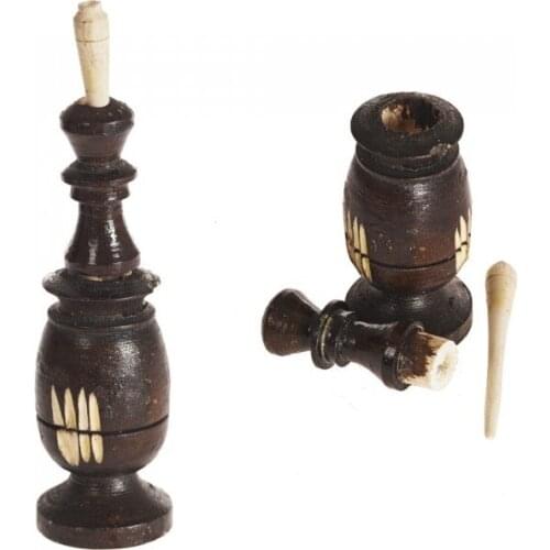 Container And Wood Stick Black (Kujul-Kajal) - 2 Sizes