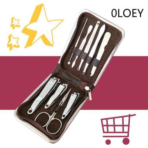 Stainless Steel Nail Clippers Suit Cut Fingernail Trimmer Toe Clipper Manicure Tools Finger Polish Care Pedicure Tool Hot Sale