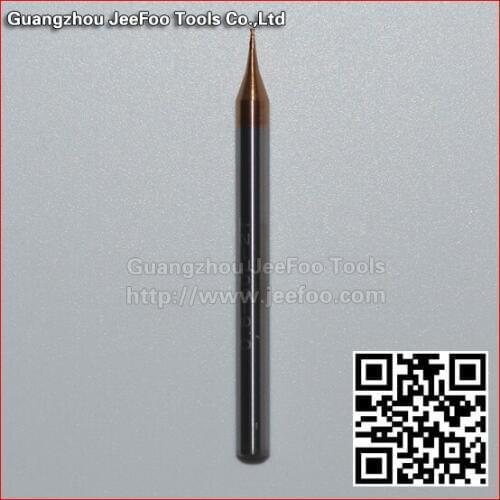 MA-0.6mm imported tungsten steel four flutes drill bits with coating/ flat end mill bit