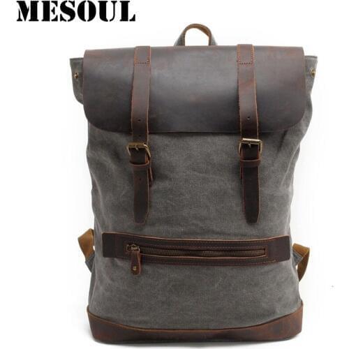 Мужские молодежные сумки MESOUL China At AliExpress