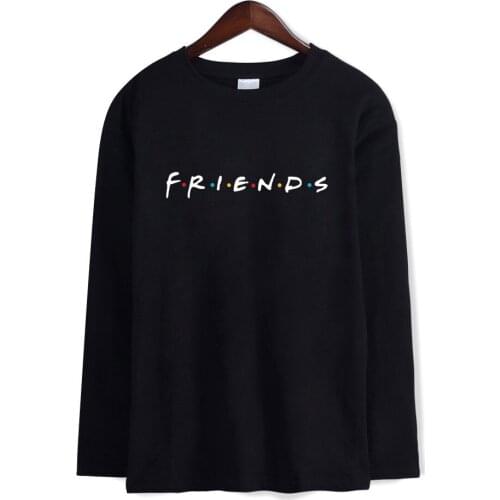 Friends Ill Be There for You t shirt cotton men/women long Sleeve t-shirt TV Play Casual Plus Size tshirt Tops Tee shirt Clothes