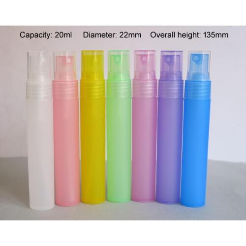 New 200x 30ML Empty Plastic Colorful Perfume Atomizer Spray Mini Bottle 1oz Fragrance and Parfum