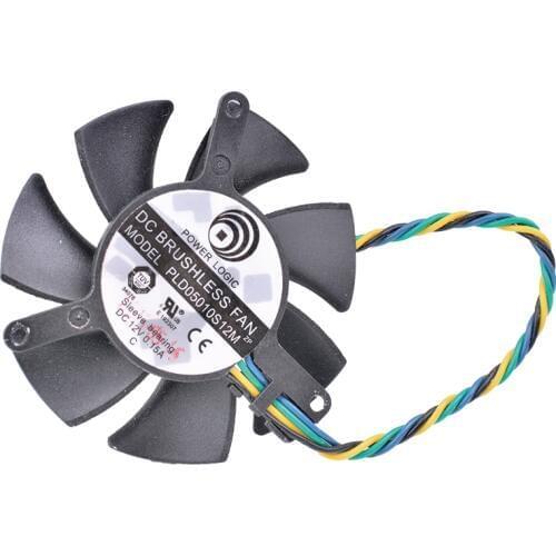 COOLING REVOLUTION PLD05010S12M 45mm 39mm 12V 0.15A 4pin4-wire 4pin computer graphics video card cooling fan