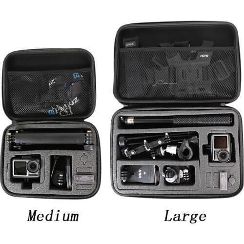 Carry Storage Bag EVA Protective Case PU Box For GoPro Hero 9 8 7 6 5 Xiaomi YI 4K Sjcam EKEN DJI Osmo Action Accessories Camera