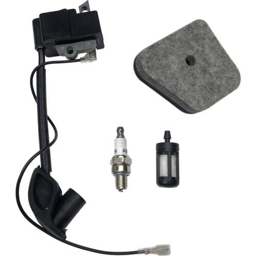 Ignition Coil Module Air Filter Fits for Stihl FS90R FS100R FS110R FS130R KM110R FC90 Spare Tool Parts
