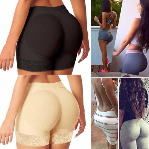 Women Hip Enhancer Shaper Butt Lifter Push Up Bottom Padded Briefs Underwear High Waist Trainer Slimming Tummy Control Panties