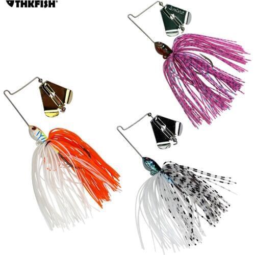 1pcs Spinnerbait Fishing Lures 12.8g/0.45oz Buzzbait Fishing Lures For Bass with swim jig Blades Pesca