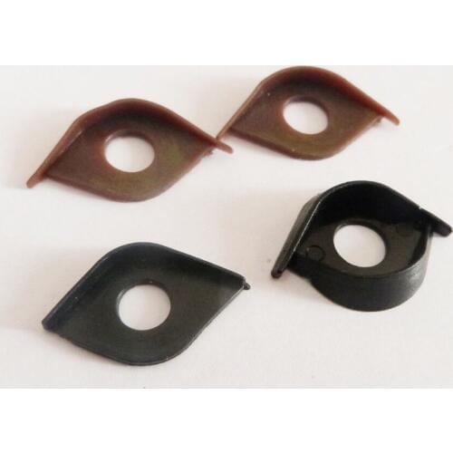 100pcs/lot--fit for 16mm toy eyes plastic eyelid for diy toy doll findings