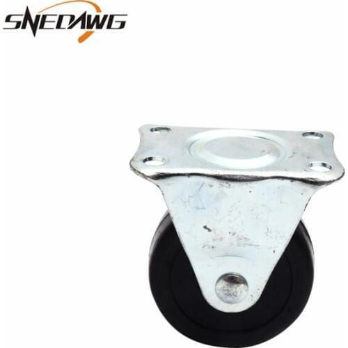 2pcs Rubber Furniture Caster 1.5''/2'' Fixed Type Caster Wheels Anti-Wrap Caster Wheels Furniture for Sofa Chair Baby cradle