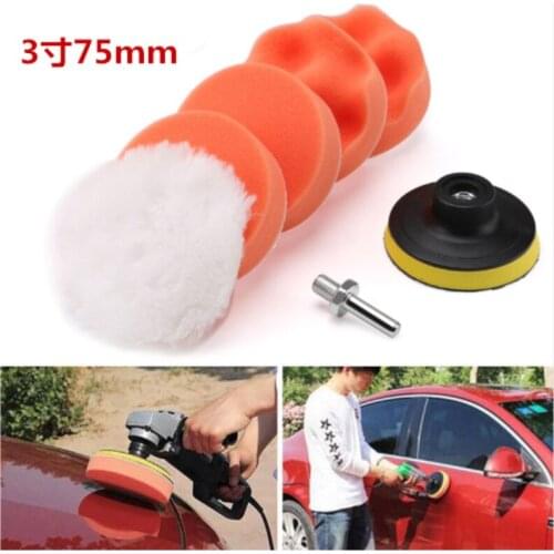 3 inch Auto Polishing Disc Self-adhesive Polishing Waxing Set Sponge Wheel Wool Wheel Polishing Wheel