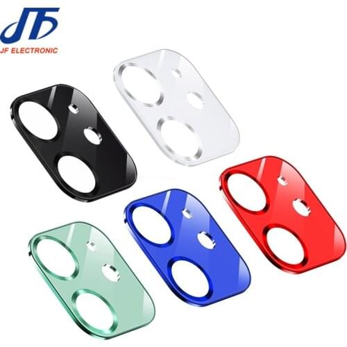 10set/lot Metal Back Camera Lens Screen Protector for IPhone 12 Mini Pro Max Aluminum Alloy Ring Film 12 Camera Lens