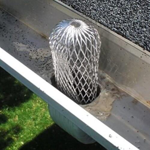 4PCS Leaf Filter Anti-Leaf Filter Garden Eaves Drain Pipe Filter Cap Freely Retractable Filter High Quality Household Supplies