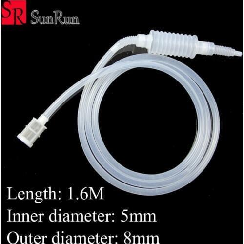5mm 1.6M Home Brew Syphon Tube Siphon Pipe Hose Wine Beer Making Tool Brewing Food Grade Plastic Siphon Pump water Drain tank