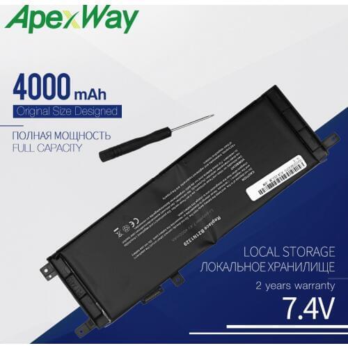 7.4V B21N1329 New Laptop Battery for ASUS X553M X553MA X553 X403 X403MA X453 X453MA D553M F453 F453MA F553M P553 0B200-00840000