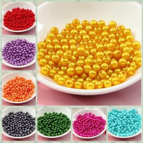 Free Shipping 8mm 80pcs 18 colors ABS Imitation Pearls Beads, Making jewelry diy beads, Jewelry Handmade necklace
