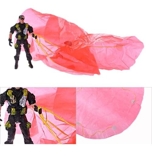 C5AA 9cm Paratroopers Parachute Soldiers Kids Children Outdoor Sports Hand Throw Toy