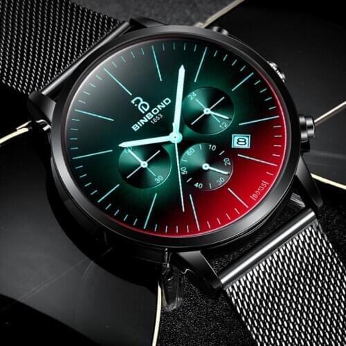 2020 Relogio Masculino New Sport Chronograph Mens Watches Top Brand Luxury Full Steel Quartz Clock Waterproof Big Dial Watch Men