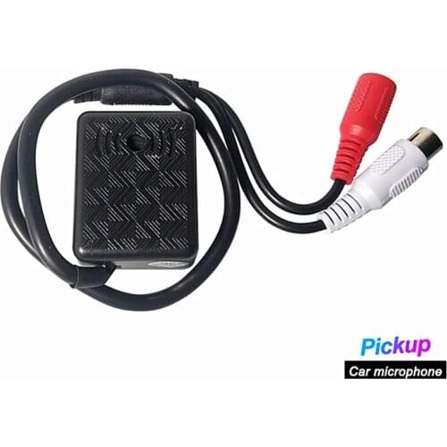 Surveillance camera dedicated high fidelity audio collector camera pickup high sensitivity