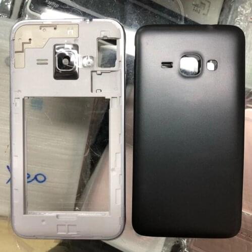 For Samsung Galaxy J1 2016 J120 J120F J120M J120H J120FN Housing Middle Frame Cover + Battery Back Cover + Tools