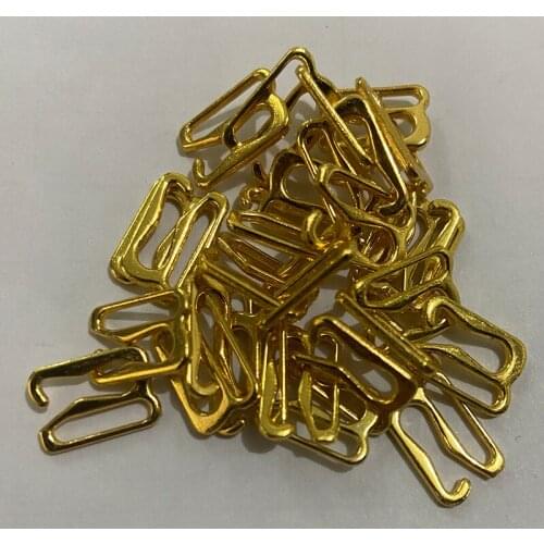 Bra material Metal bra strap hooks Lingerie Figure 9 shape 10mm 500 pcs/lot