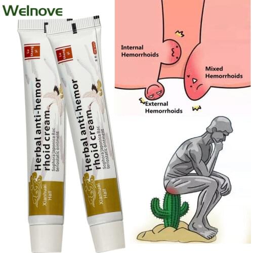 20g Chinese Patch Health Care Plant Herbal Powerful Hua Tuo Hemorrhoids Ointment Internal External Piles Relieve Anal Cream