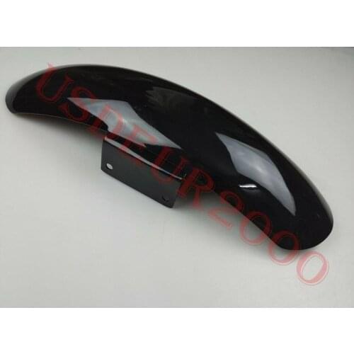 Metal Front Fender mudguard for Kawasaki BJ 250 250A Estrella all years 45cm Glossy Black