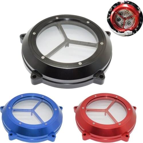 Motorcycle Engine Modified Transparent Clutch Cover Accessories For ZongShen NC250cc BOSUER M2 M4 KAYO K6 T6 KEWS K16 K18 HJ250H