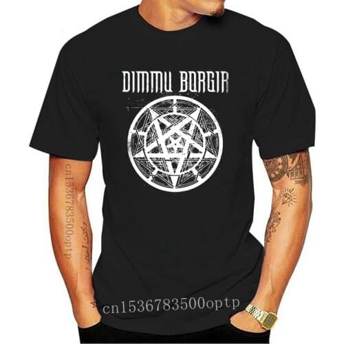 New Men T shirt Pentagram Logo Dimmu Borgir funny t-shirt novelty tshirt women