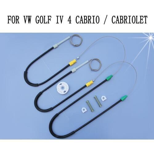 FRONT RIGHT SIDE FOR VW GOLF MK4 4 IV CABRIO / CABRIOLET CONVERTIBLE WINDOW REGULATOR REPAIR KIT 1998 - 2002