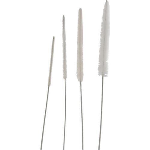 400/420/455/520mm Length Nylon Bristle Pipette Brush Straw Washing Cleaner Lab Supplies