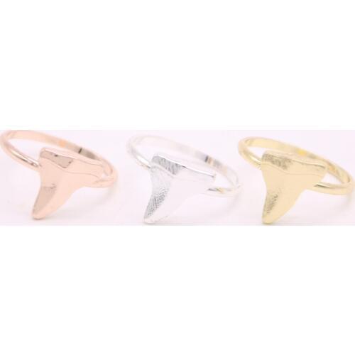 Lovely shark teeth rings teeth rings for women and
