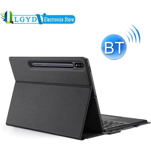 DUX DUCIS Detachable Leather Case+Bluetooth Keyboard For Samsung Galaxy Tab S7 FE/ S7+ With Touchpad+Smart Sleep Function+Holder