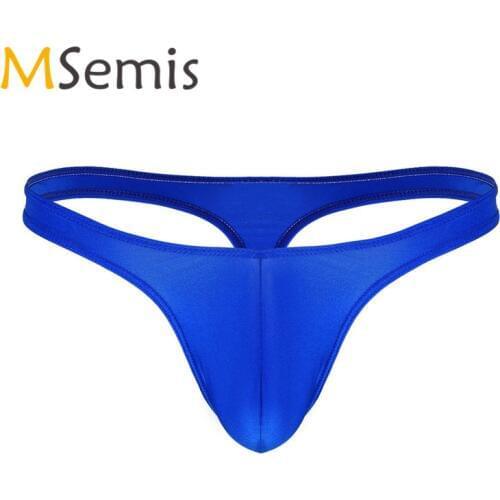 Swimwear Mens Swimsuit Lingerie for Swimming Male Underwear Low Rise Bulge Pouch G-string T-back Thong Briefs Bikini Underwear
