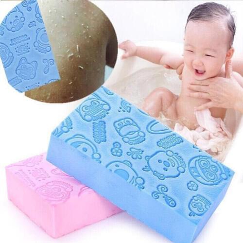 Baby Care Soft Body Cleaning Exfoliating Scrubber Face Sponge Multi-functional Water Absorption Cleaning Shower Scrub NBB0375