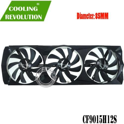 85MM CF9015H12S DC12V 0.40A 4PIN graphics card fan for ZOTAC ZT-T20610B-10P GeForce RTX 2060 SUPER 8GB
