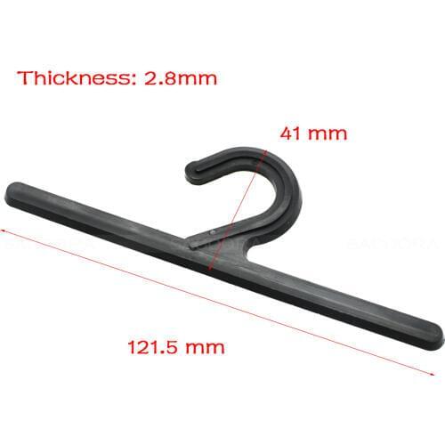 121mm Length Plastic Sock Hook Hanger For Sock Stocking Underwear Accessories Packaging
