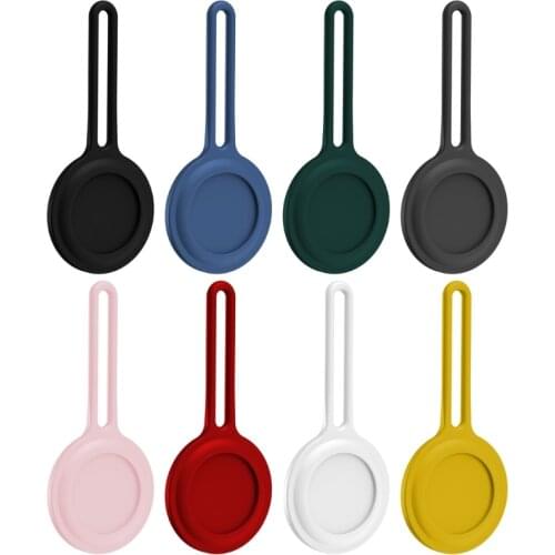 Protective Cover Shockproof Soft Silicone Case Shell Location Tracker Protector for AirTags Bluetooth Tracker Accessories